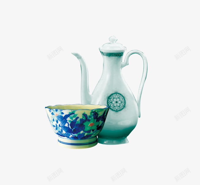 古代酒壶茶壶png免抠素材_新图网 https://ixintu.com 古代茶具 杯子 茶壶 酒壶