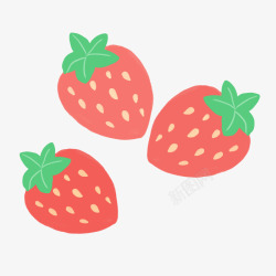 夏日水果草莓素材