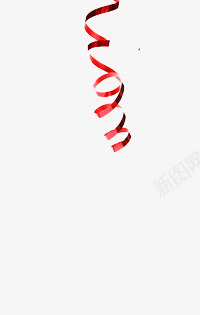 红色丝带彩带漂浮装饰png免抠素材_新图网 https://ixintu.com 丝带 彩带 漂浮 红色 装饰
