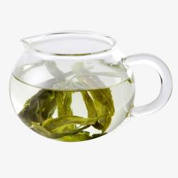 一壶绿茶素材