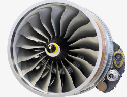 工业制造飞机涡轮高清图片
