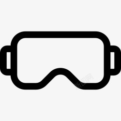 潜水护目镜护目镜图标高清图片
