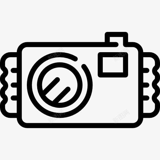 防水相机图标png_新图网 https://ixintu.com 夏季 技术 拍照摄像 摄影 摄影师 沙滩