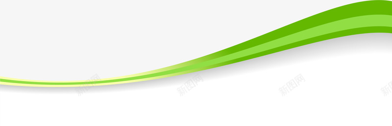 绿色清新曲线png免抠素材_新图网 https://ixintu.com 免抠PNG 图案 曲线 清新 绿色 边框纹理