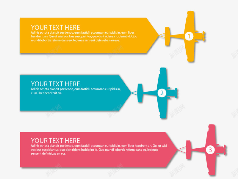 时尚标签矢量图ai免抠素材_新图网 https://ixintu.com 彩色标签 旅行标签 飞机 飞行 矢量图