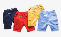童装裤子不同颜色的裤子高清图片