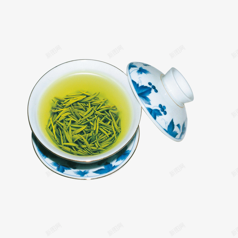 绿茶png免抠素材_新图网 https://ixintu.com 泡好的茶 茶具 茶叶