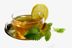 茶水柠檬中国养身柠檬绿茶图高清图片