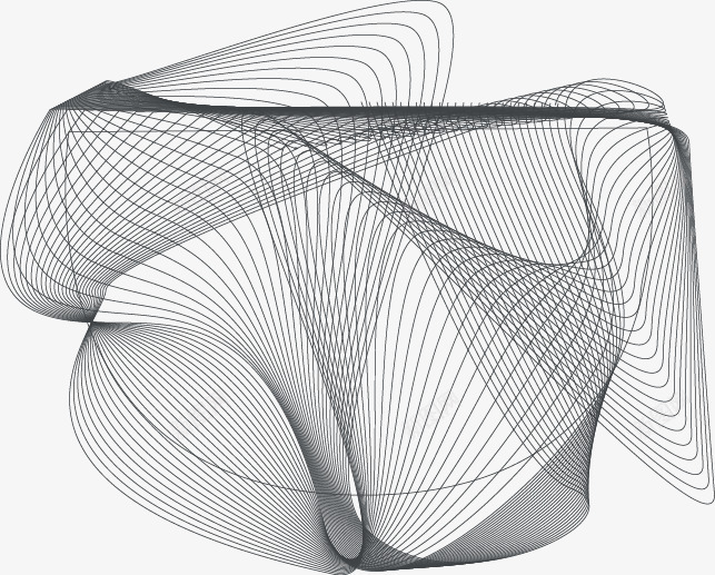 动感曲线png免抠素材_新图网 https://ixintu.com 动感 曲线 科技 线条