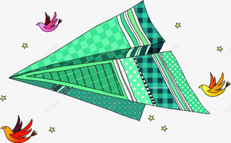 和小鸟一起飞翔的纸飞机png免抠素材_新图网 https://ixintu.com 小鸟 手制 折纸 梦想 纸 纸张 纸飞机 花纹 起飞 飞 飞机 飞行 飞起 飞起来的纸