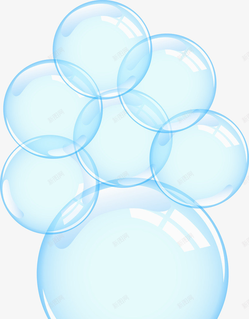 透明气泡组合png免抠素材_新图网 https://ixintu.com 气泡 氧气泡 氧气泡泡 泡泡 矢量气泡 透明气泡