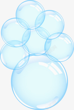透明气泡组合素材