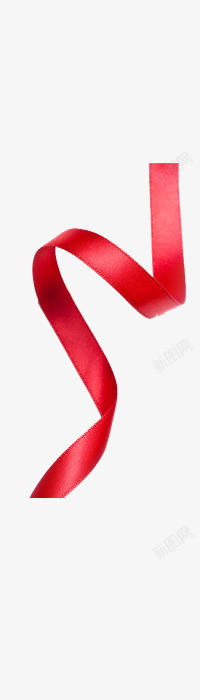 螺旋的红丝带素材