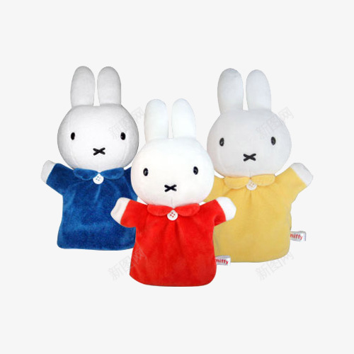 小兔子毛绒玩具png免抠素材_新图网 https://ixintu.com 三只 兔子 手绘 毛绒玩具