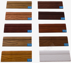 多色实木地板组合铺排素材