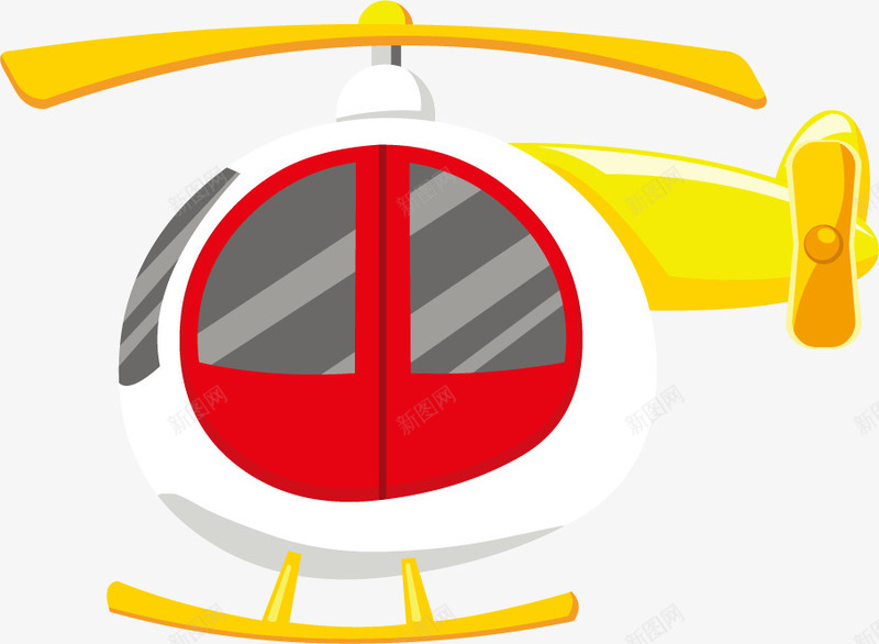 可爱卡通直升机png免抠素材_新图网 https://ixintu.com 卡通 可爱 客机 直升飞机 航空 螺旋桨 运输 飞机