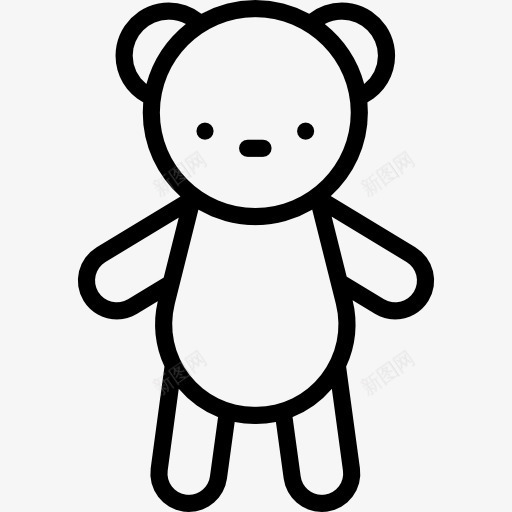 泰迪熊图标png_新图网 https://ixintu.com 动物 孩子 孩子和婴儿 木偶 熊 玩具熊 童年 蓬松