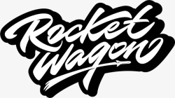 酷炫英文字体rocketwaqon素材