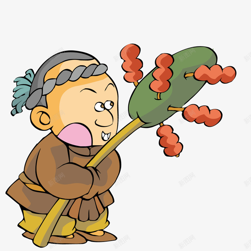 卖糖葫芦的老妇人png免抠素材_新图网 https://ixintu.com 古代 商人 妇人 糖葫芦