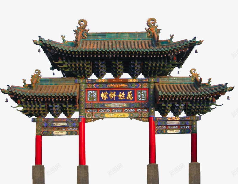 一座古建筑物png免抠素材_新图网 https://ixintu.com 中国风 古代的 古建筑 建筑物