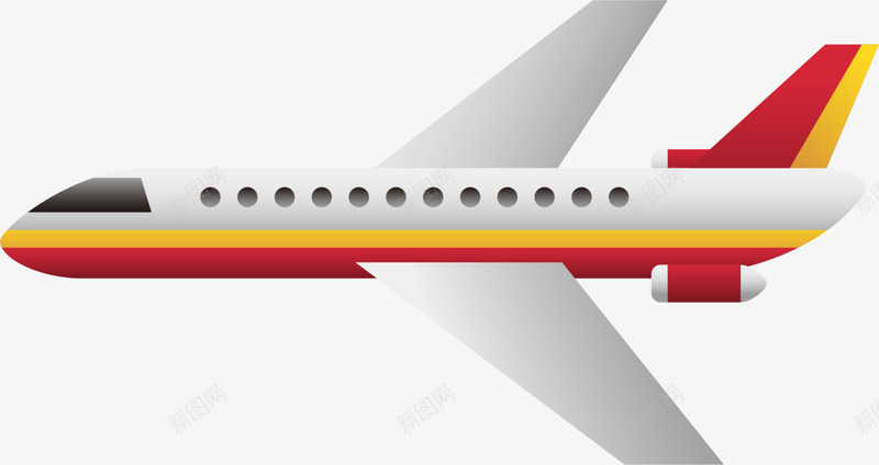 春运飞行的大型客机png免抠素材_新图网 https://ixintu.com 回家 大型客机 旅游 春运 白色飞机 飞行的飞机