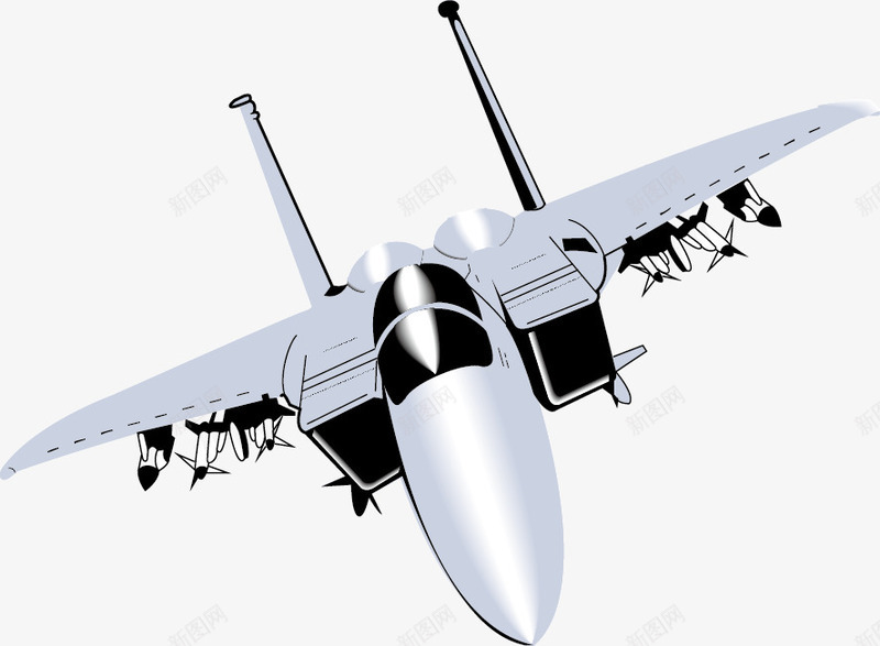 空军战斗机png免抠素材_新图网 https://ixintu.com 战斗机 矢量素材 空军 飞机