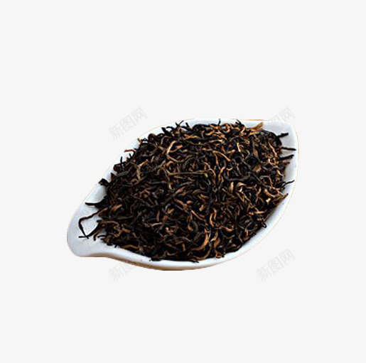 晒干的茶叶png免抠素材_新图网 https://ixintu.com 中国风 白色小碟子 茶叶 茶文化 褐色