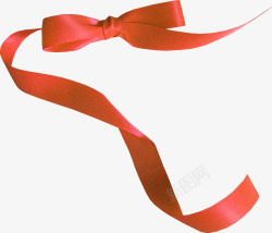 蝴蝶结圣诞背景红色精美丝带蝴素材
