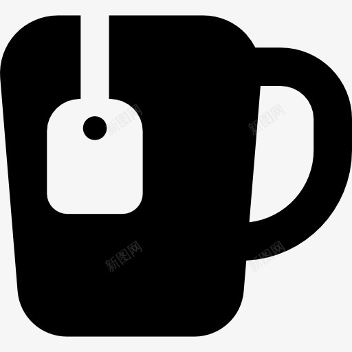 茶杯的标志图标png_新图网 https://ixintu.com 标志 玻璃 茶叶 茶杯 食品 饮料
