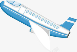 扁平化图案飞机旅行矢量图素材
