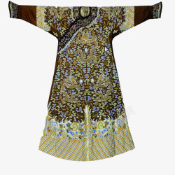 长袖复古古代长袍高清图片