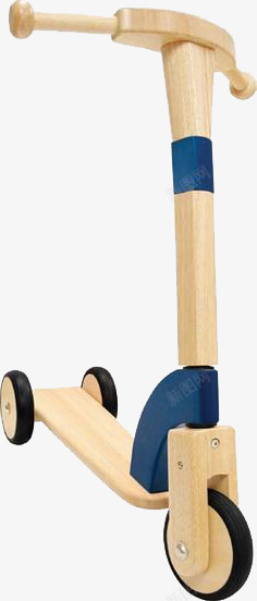 木头滑板车素材