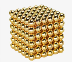 金色磁力球玩具金色磁力球磁石高清图片