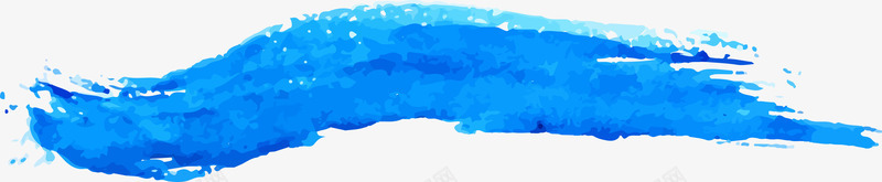 笔刷蓝色png免抠素材_新图网 https://ixintu.com 曲线 水墨 波浪 波浪矢量图 波浪笔刷 波浪线 笔刷