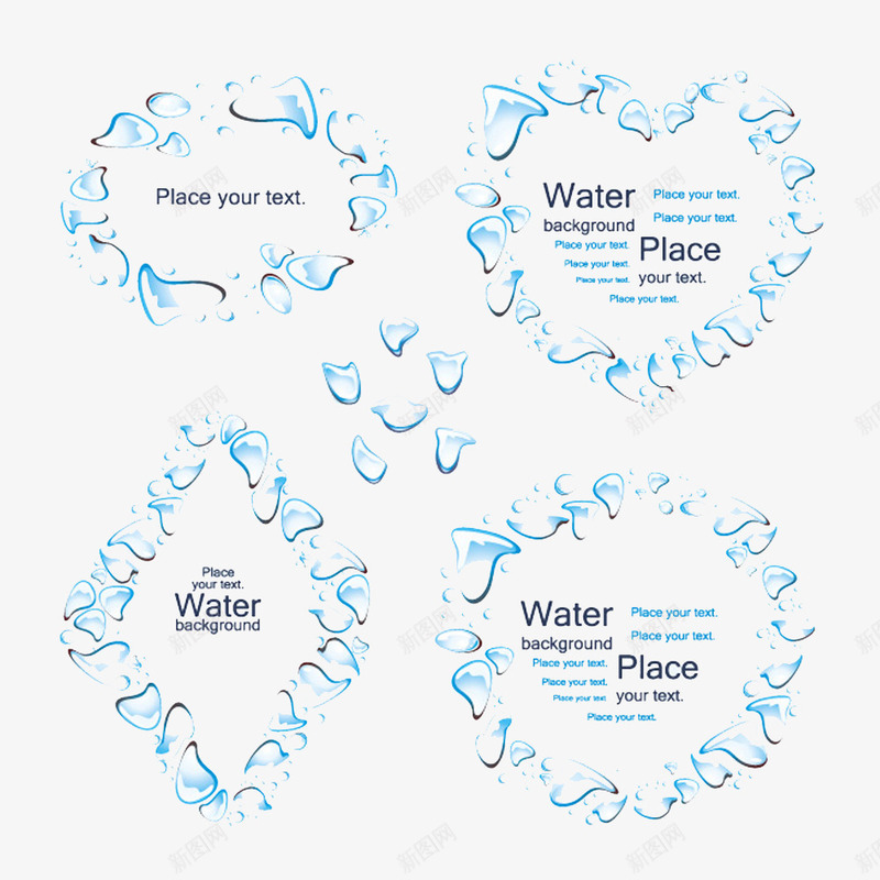 水滴图标png_新图网 https://ixintu.com 图标 标签 水滴 水资源