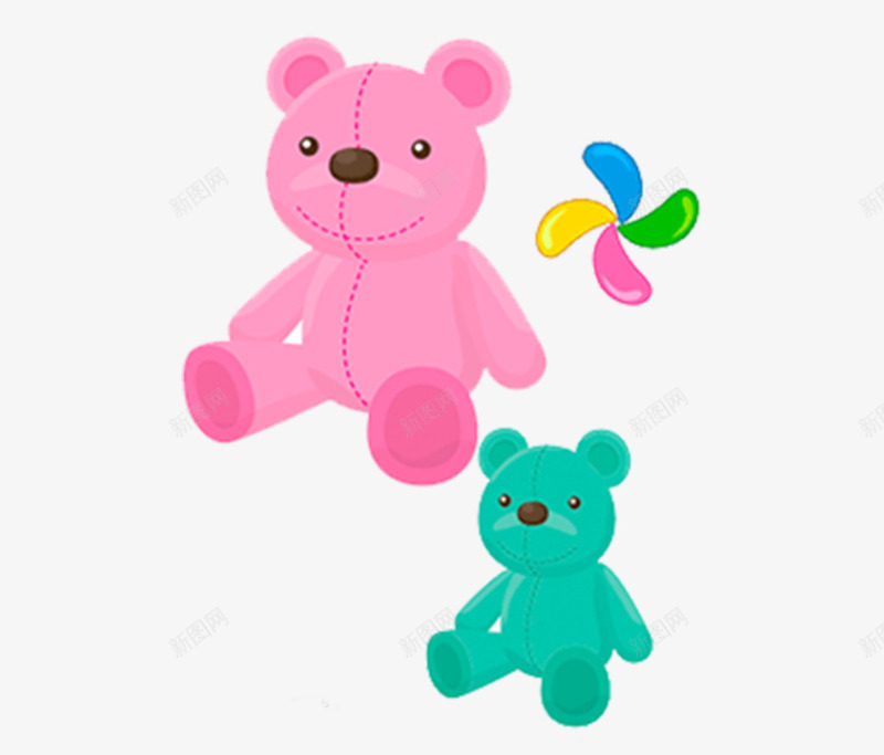 可爱的小熊玩具png免抠素材_新图网 https://ixintu.com 可爱的 小熊 玩具 粉色