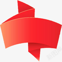 红色渐变丝带标签图标png_新图网 https://ixintu.com 丝带 图标 标签 渐变 红色