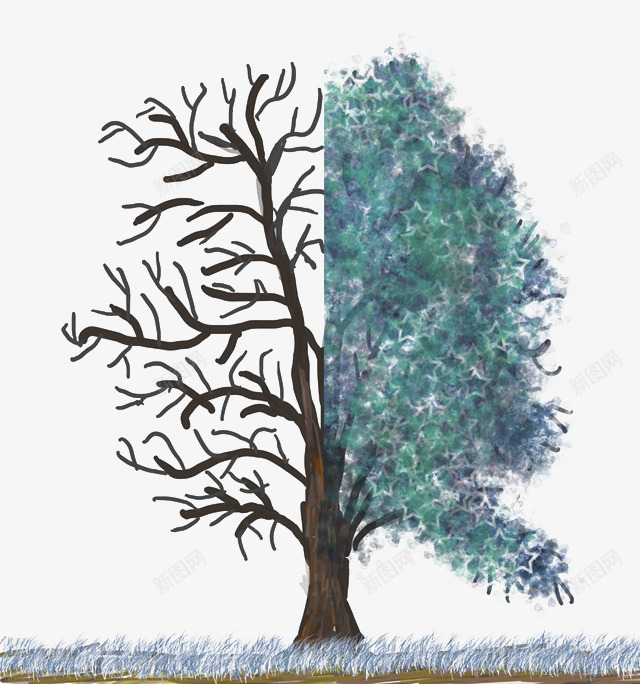 双面缠绕的树枝png免抠素材_新图网 https://ixintu.com 双面 枝叶 柳条 树木 树枝 树根 缠绕的树枝 自然 艺术 设计