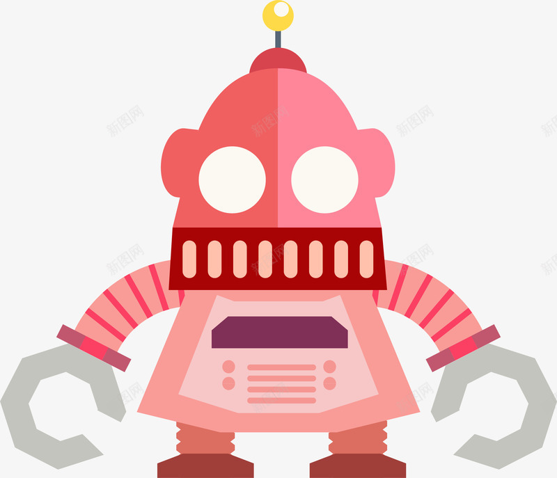 卡通机器人装饰图案png免抠素材_新图网 https://ixintu.com 创想 创意 卡通机器人 手绘 插画 智能 机器 机械 玩具 现代科技 科学