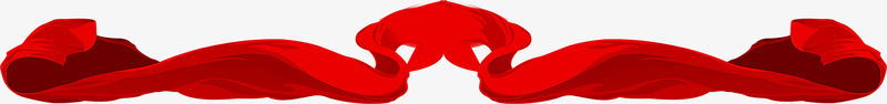 红色节日丝带造型png免抠素材_新图网 https://ixintu.com 丝带 红色 节日 造型