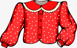 棉质衣服红色女装服装高清图片