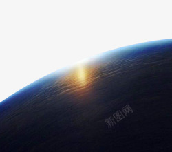 创意拍摄太阳照地球高清图片