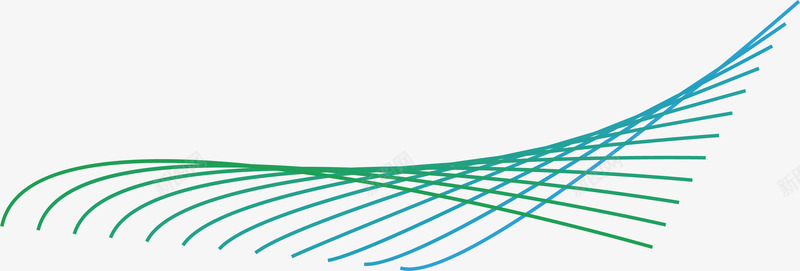 绿色柔和弧度线矢量图ai免抠素材_新图网 https://ixintu.com 弧度线 柔和曲线 柔和线条 波浪线 线条 装饰曲线 飘逸曲线 矢量图