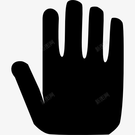 手掌图标png_新图网 https://ixintu.com 五 停止的手势 手指 高五