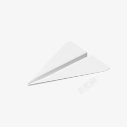 有趣的玩具白色纸飞机高清图片