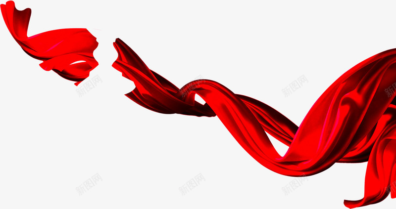 红色漂浮丝带企业文化创意png免抠素材_新图网 https://ixintu.com 丝带 企业 创意 文化 漂浮 红色