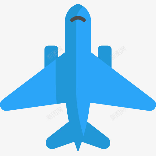 平面图标png_新图网 https://ixintu.com 机场 运输 飞机