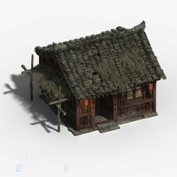 古代房屋素材