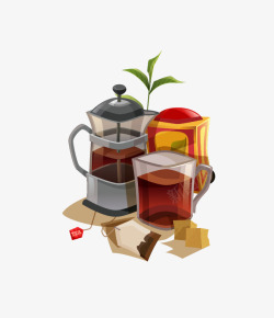 茶壶茶艺素材