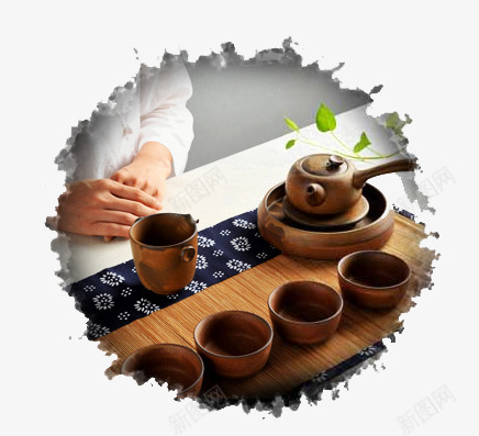 茶道艺术png免抠素材_新图网 https://ixintu.com 品茶 茶叶 茶杯 茶水